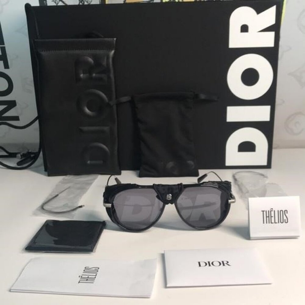 New Authentic Dior Snow A1I Sunglasses – Gray Glacier